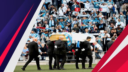 Haru! Prosesi Upacara Penghormatan Terakhir Sang Mantan Presiden Klub Marseille