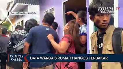 Sempat Terdengar Ledakan, Kebakaran di Kawasan Pelabuhan Lama Banjarmasin Hanguskan Permukiman Padat