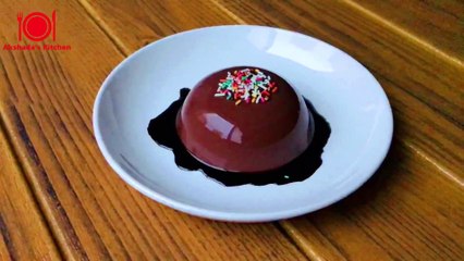 Chocolate pudding with cocoa powder | China grass pudding | Agar agar chocolate pudding