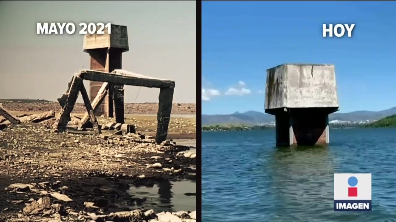 Presa "La Purísima"  pasó de tener un nivel del 47% de agua a 107%