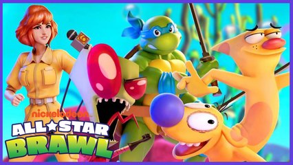 Nickelodeon All-Star Brawl FULL GAME Longplay (PS4) All Characters