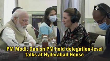 PM Modi, Danish PM hold delegation-level talks at Hyderabad House