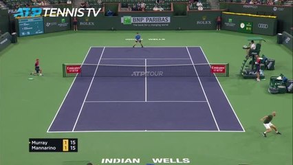 Indian Wells - Mannarino chute d'entrée face à Murray