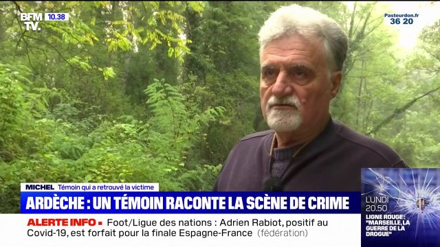 Il a dû passer une nuit terrible avant la découverte que j'ai faite : Michel a retrouvé le cycliste en Ardèche qui a succombé à ses blessures
