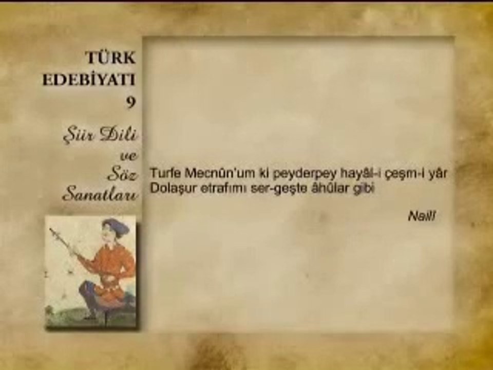 9 Sınıf Edebiyat Şiir Dili ve Söz Sanatları