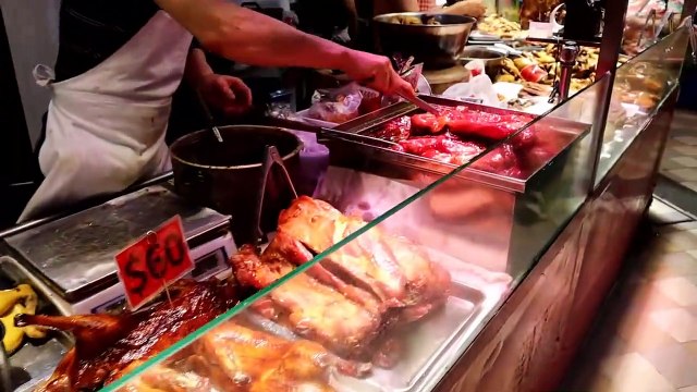 Street Food || Roasted Duck Roasted Pork Marinated Goose .