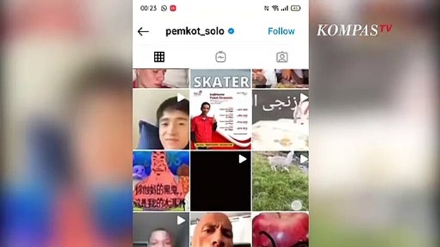 Akun Instagram Pemkot Solo Diretas Hacker, Ini Kata Walkot Gibran