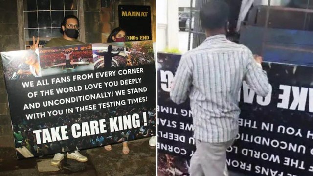 Aryan in Arthur Jail, fans gathered outside Shahrukh's house