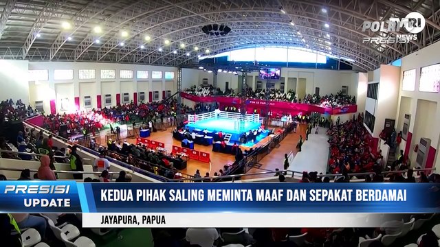 Kesalahpahaman Pada Pertandingan Cabor Tinju PON XX Papua di GOR Cendrawasih, Berakhir Damai