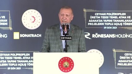 Cumhurbaşkanı Erdoğan: "İnşa ettiğimiz sulama projeleriyle 925 bin dekar zirai araziyi sulamaya açtık"
