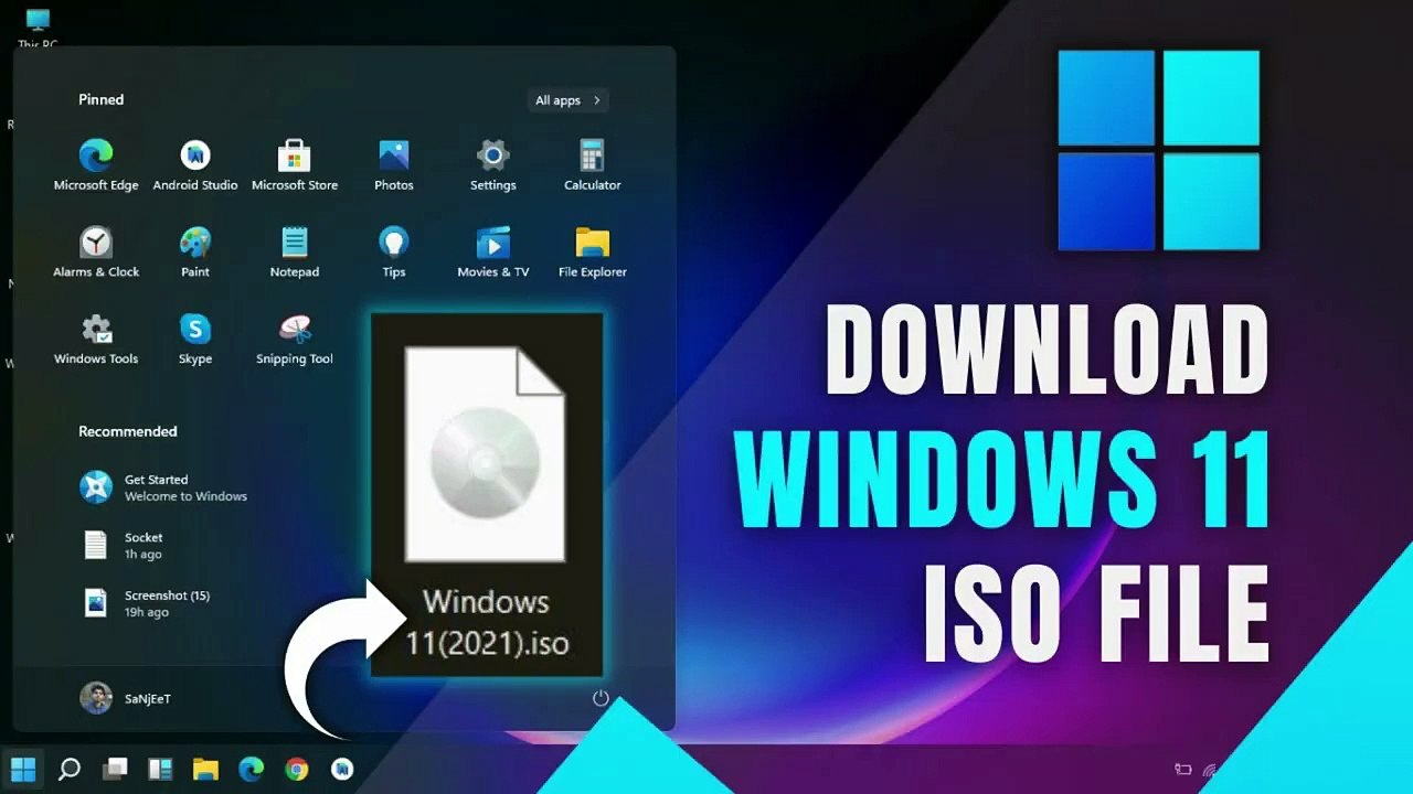 Install Windows 11 From ISO File in Hindi | Windows 11 Stable Build Download Now