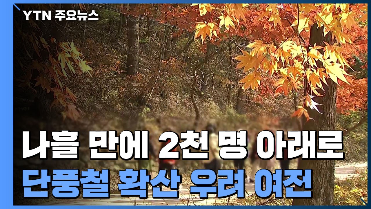 확진자 나흘 만에 2천 명 아래로...단풍철 확산 우려 여전 / YTN