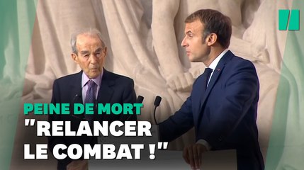 Le discours d'Emmanuel Macron pour le 40e anniversaire de l'abolition de la peine de mort