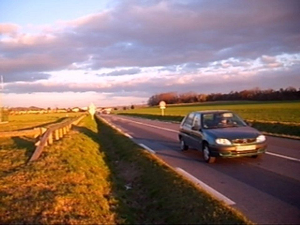 Pointe à 105km/h