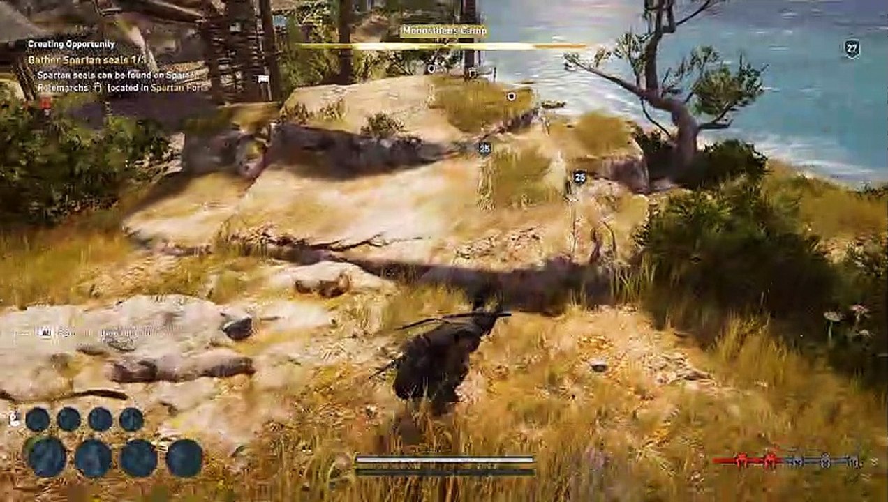 Nice view from this seaside camp.