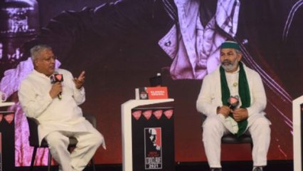 Rakesh Tikait and Rajendra Agrawal on farm crisis & solution