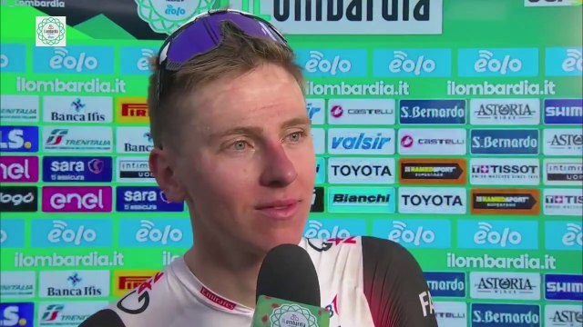 Tour de Lombardie 2021 - Tadej Pogacar : It's crazy to finish the season like this