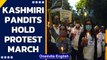 Kashmiri pandits hold candlelight march to protest targeted killings in Srinagar | Oneindia News