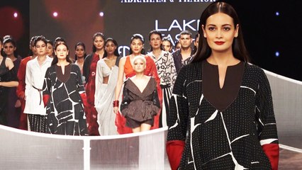 Dia Mirza Dazzles At Lakme Fashion Week 2021 After Becoming A Mother
