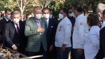 Son dakika... Adana Kebabının ateşini Cumhurbaşkanı Erdoğan yaktı