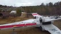 Un aficionado de Star Wars ruso se fabrica su propio X Wing a escala real