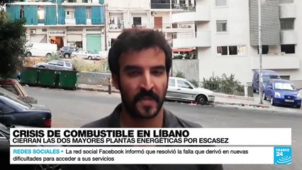 Joan Cabáses: "La falta de combustible en el Líbano ha bloqueado el servicio eléctrico en el país"