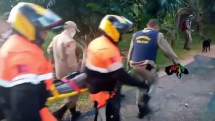 Mulher que estava desaparecida em mata há quatro dias é encontrada
