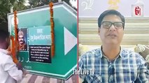 _हिन्दू सेना_ के अध्यक्ष ने दिल्ली पुलिस के सामने मूत दिया_ दुम दबाकर भागा