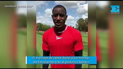 Jaime Ayoví pidió disculpas tras el "Topo Gigio" en el festejo