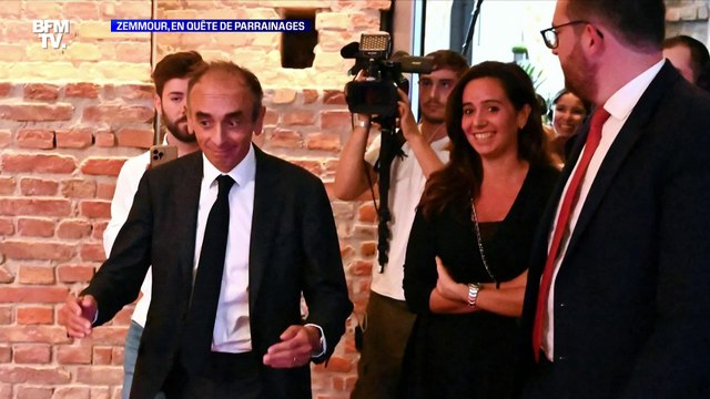 Eric Zemmour en quête de parrainages - 09/10