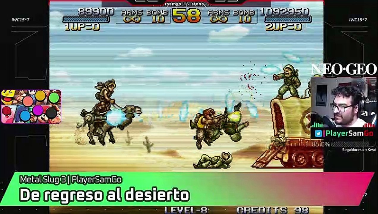 ️ Y ahora vamos por el 3 ️ | ️ Metal Slug 3 ️ |  PlayerSamGo 
