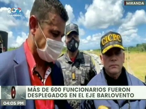 Entérate l Despliegan dispositivo de seguridad en el Eje Barlovento del Edo. Miranda
