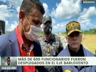 Entérate l Despliegan dispositivo de seguridad en el Eje Barlovento del Edo. Miranda
