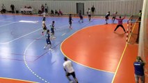 images maritima: les dernières secondes du match Martigues Handball Toulouse