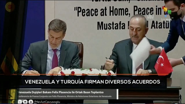 teleSUR Noticias 17:30 9-10: Venezuela y Turquía firman acuerdos de colaboración