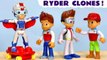 Paw Patrol Ryder Toys Clones with Dinosaurs for Kids and Dinosaur Toys plus the Funny Funlings in this Family Friendly Full Episode English Stop Motion Toys Video for Kids by Toy Trains 4U