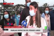 Familias disfrutaron del feriado largo en las calles del Centro de Lima