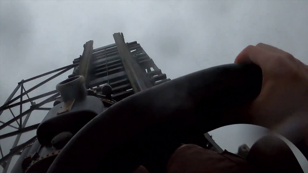 Switchback Roller Coaster (ZDT's Amusement Park, Texas) - Coaster POV - Wooden Shuttle Coaster