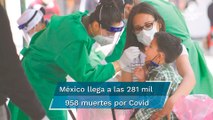 México reporta este sábado 6 mil 153 nuevos casos y 348 muertes por Covid