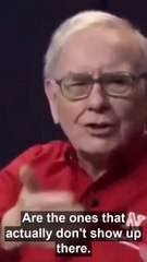 Warren Buffett - We Missed Profits