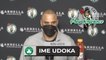 Ime Udoka on Horford: "He's Pretty Much Invaluable For Us On Both Ends Of The Floor." | 10-9