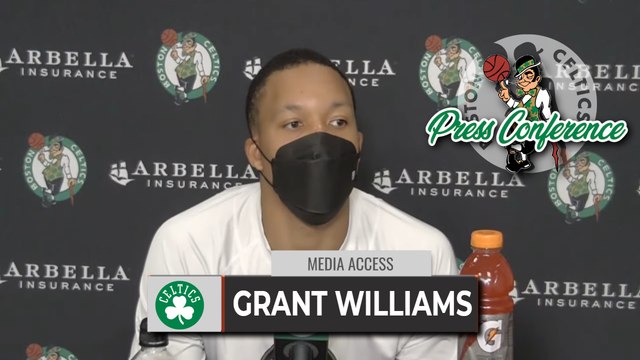 Grant Williams Says He Has Been Learning From Al Horford's Approach | Postgame Interview 10-9