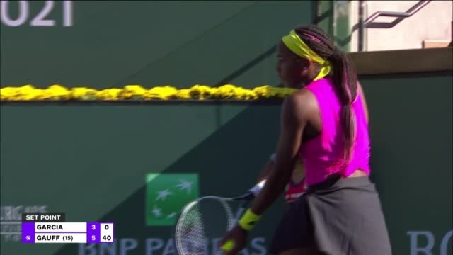 Gauff comes through Garcia test