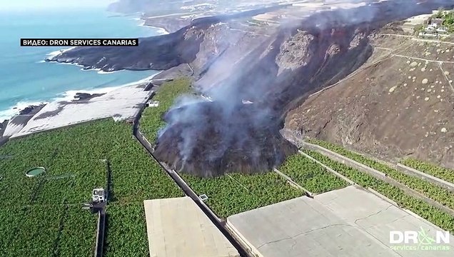 Жители Пальмы вывозят вещи из зоны отчуждения