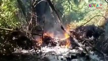 Pesawat Militer Jatuh Tengah Hutan, Seluruh Penumpang Tewas