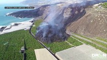 El flanco norte del volcán de La Palma se derrumba generando nuevas coladas