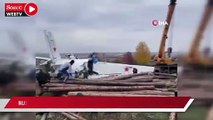 Rusya'da uçak düştü