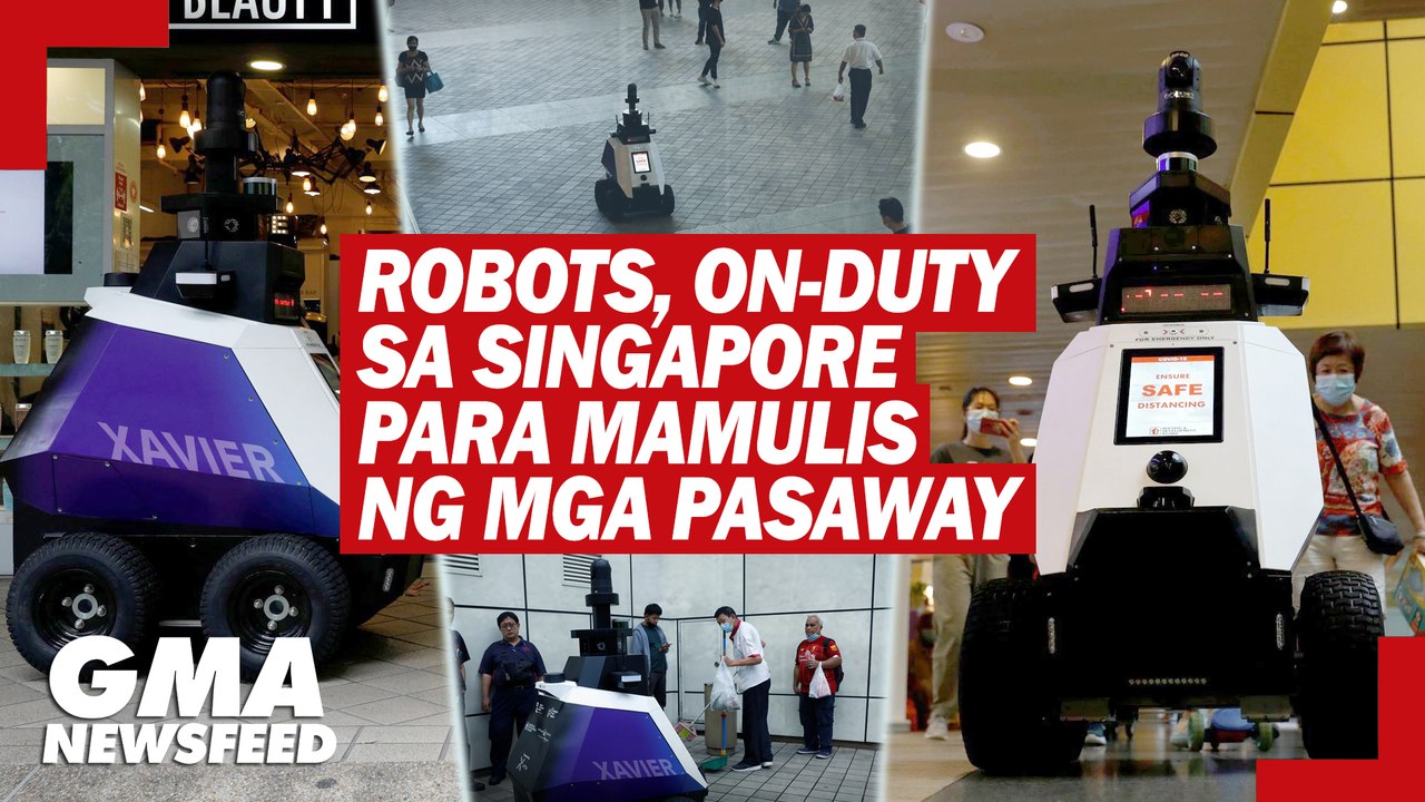Robots, on-duty sa Singapore para mamulis ng mga pasaway | GMA News Feed