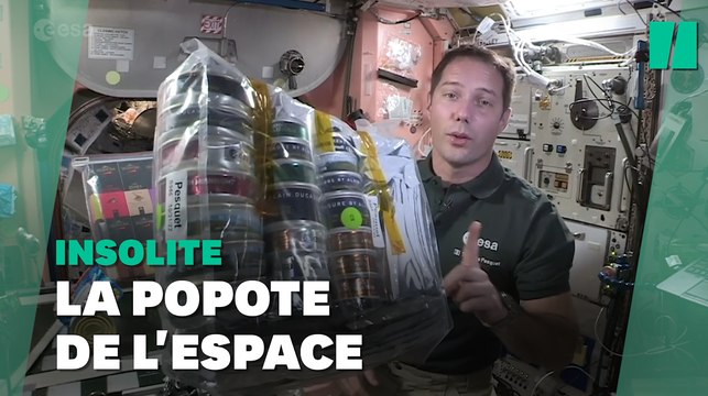 Thomas Pesquet vous présente son garde-manger dans l'ISS et c'est en partie appétissant