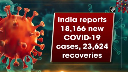 India reports 18,166 new Covid-19 cases, 23,624 recoveries